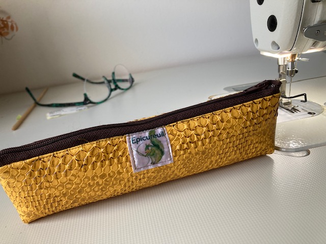 Trousses "Les essentielles" - Python ocre