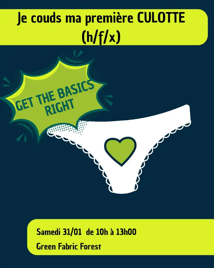 Je couds ma première culotte